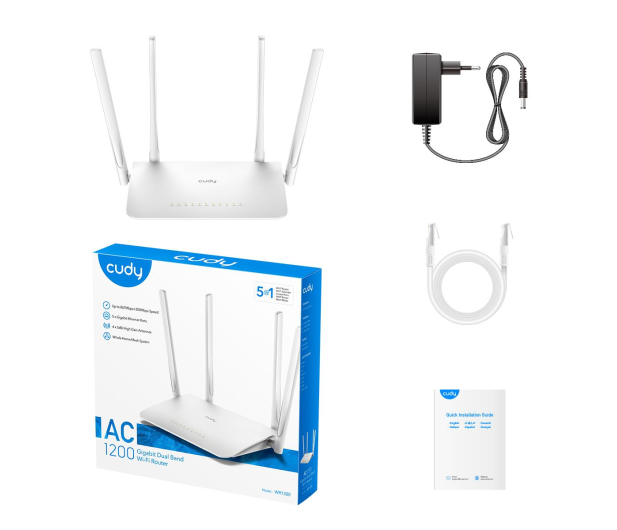 CUDY WR1300 Mesh Gigabit WiFi AC1200 - 1110333 - zdjęcie 5